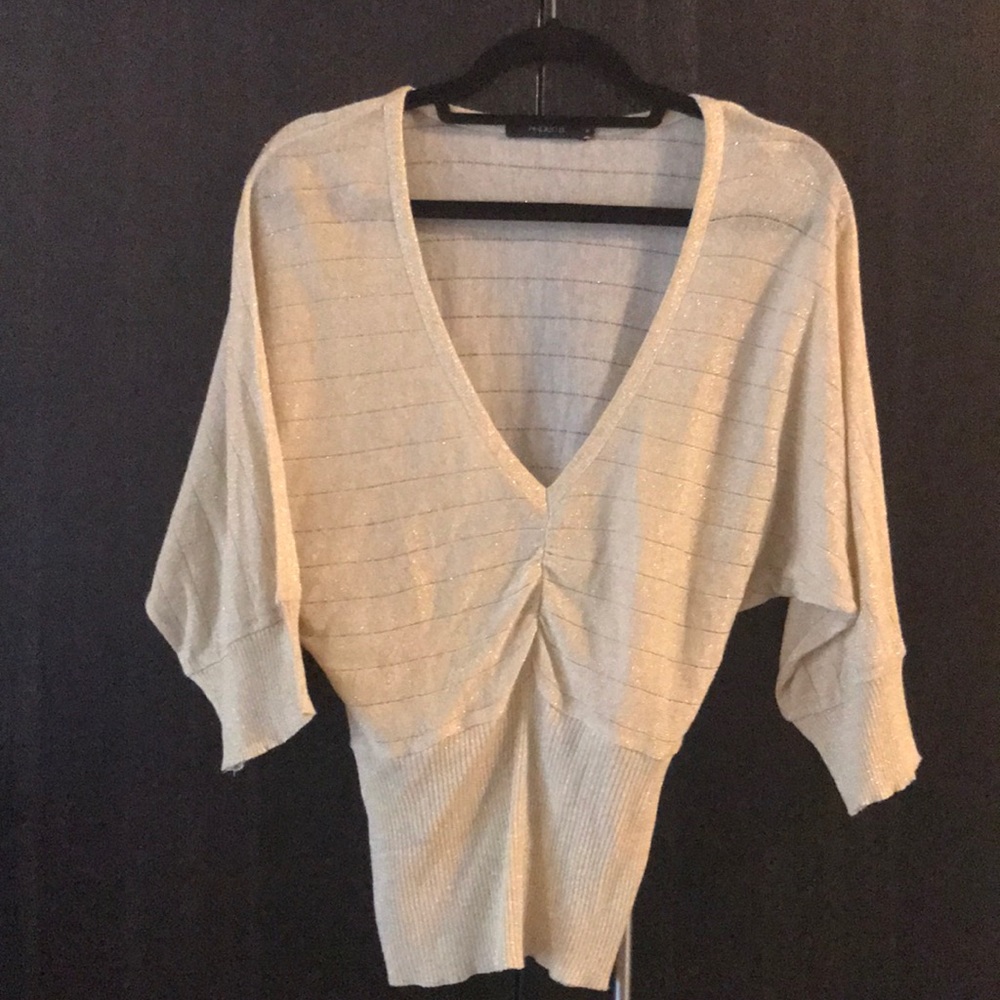 Arden B Gold Sweater